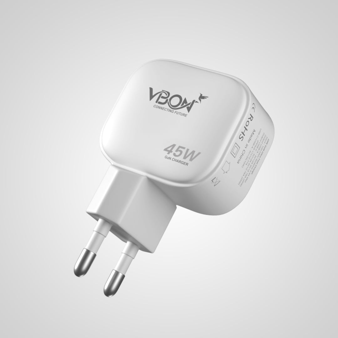 Vbon Ultra Fast Charge PD & QC  (45W GAN Technology)