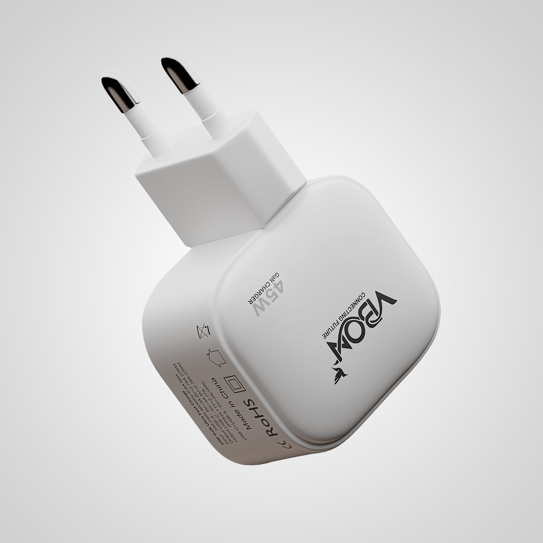Vbon Ultra Fast Charge PD & QC  (45W GAN Technology)