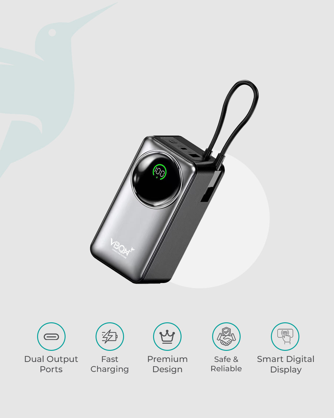 VBON Circular (V-32) Power Bank