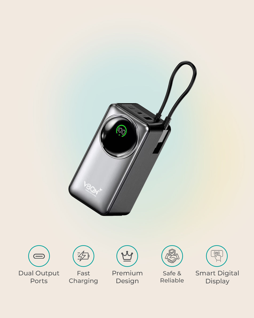 VBON Circular (V-32) Power Bank