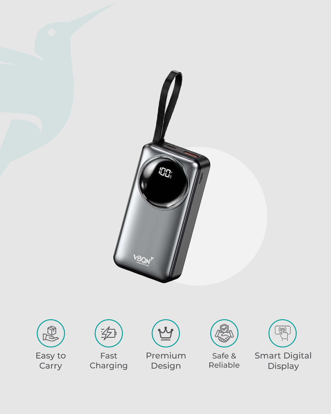 VBON Circular (V-33) Power Bank