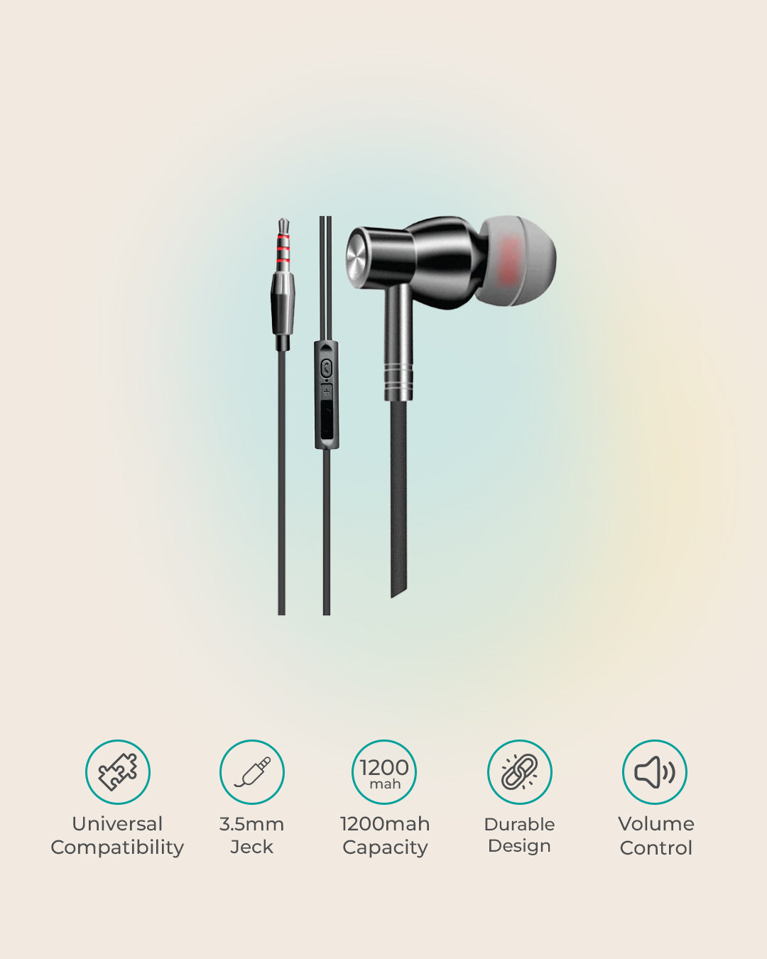 Powerful Handfree 3.5mm Jeck