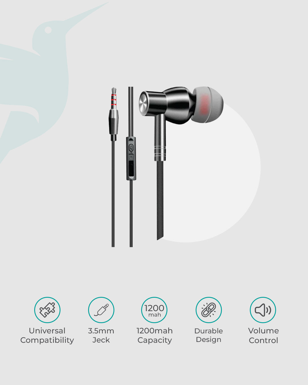 Powerful Handfree 3.5mm Jeck
